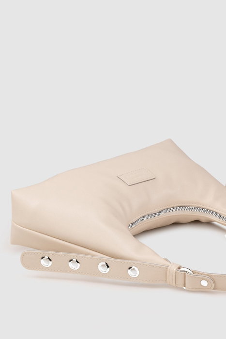 Zoozie Bags Bolso de Mano de Cuero PU Color Crema Zoozie Bags Bolso de Mano de Cuero PU Color Crema